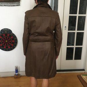 Vintage Conbipel treated leather coat